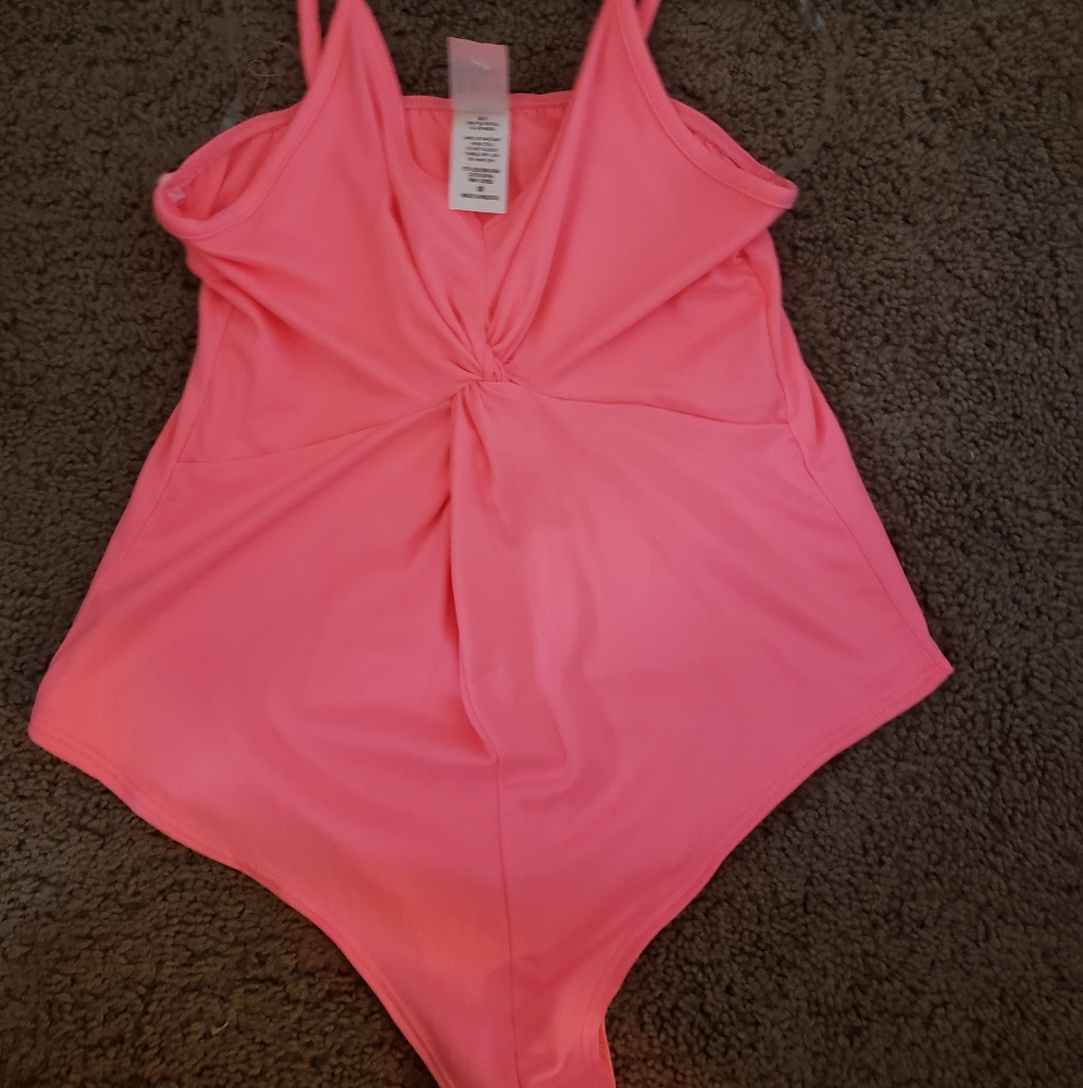 Pink bodysuit